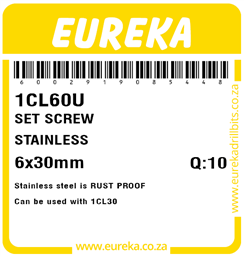 1CL60 - Set Screw & Nut ST/ST -1CL60_Label_T